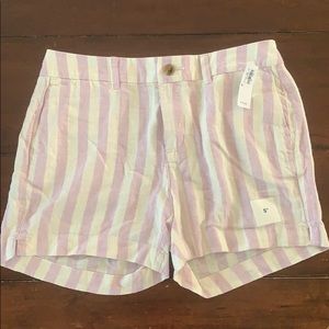 Old Navy Everyday Short - Purple & White striped